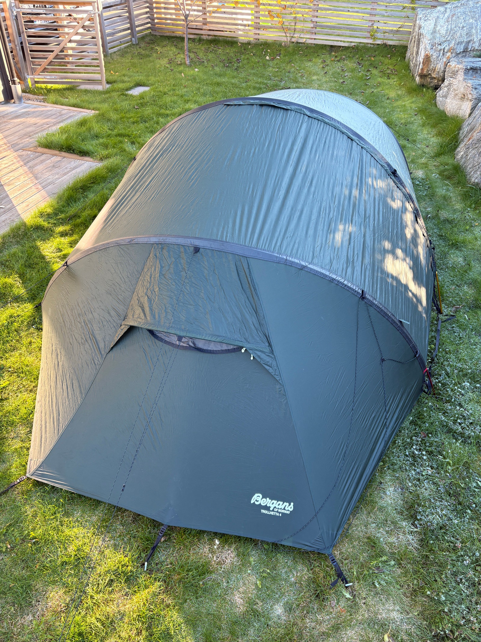 Bergans 6008 Trollhetta Telt 4-personers grønn FINN-torget