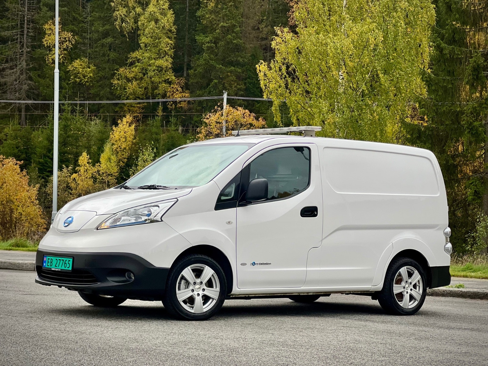 Bruktbil til salgs: Nissan e-NV200 2020 Hvit 109 hk Kasse