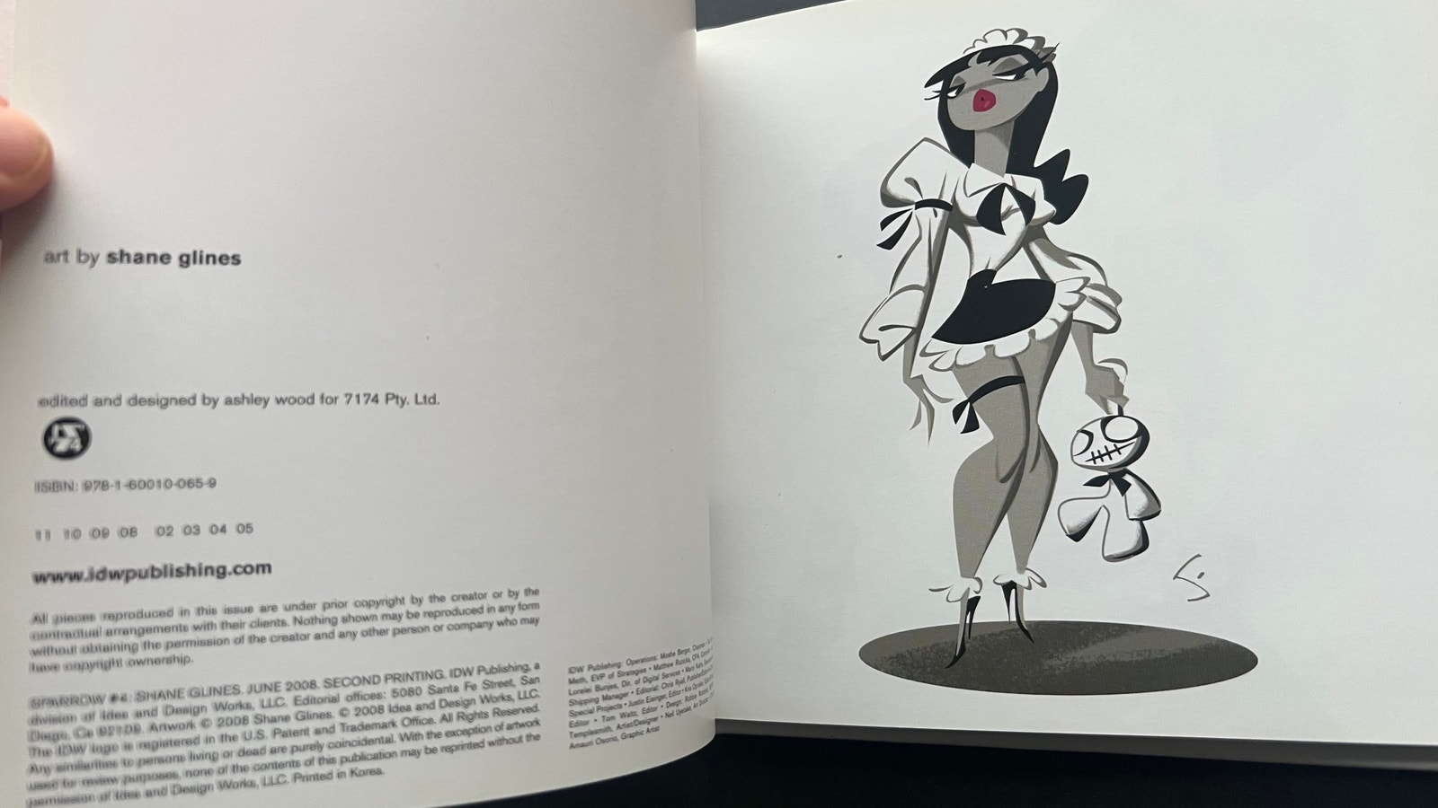 Shane Glines – Sparrow #4 (IDW Publishing, 2008) | FINN-torget