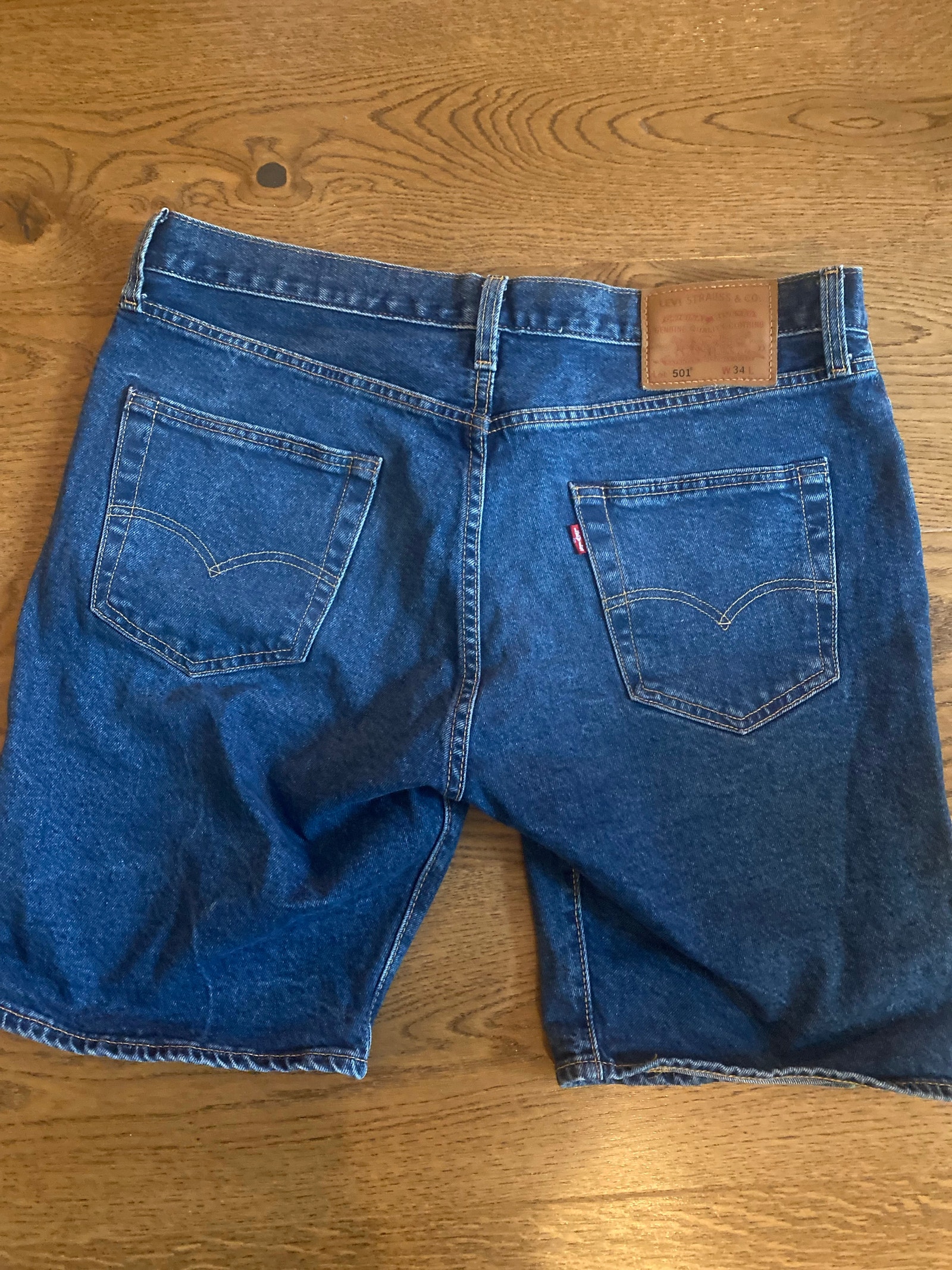 Levi's 501 Shorts Blå Denim Herre L FINN-torget