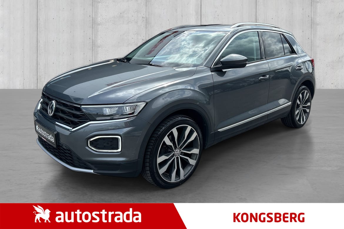 Volkswagen T-Roc SPORT 190HK/4X4/AUT/KROK/|R.KAM/WEBASTO/NAVI/DISTR++ 2018, 115 000 km, kr 259 900,-
