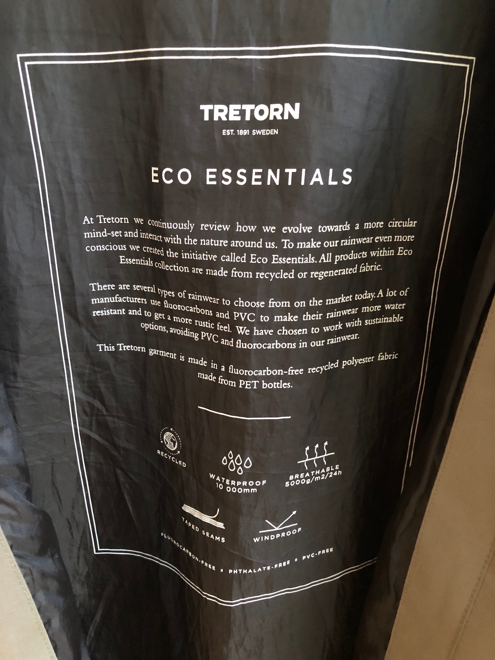 Tretorn Eco Essentials ytterjakke, XL FINN-torget