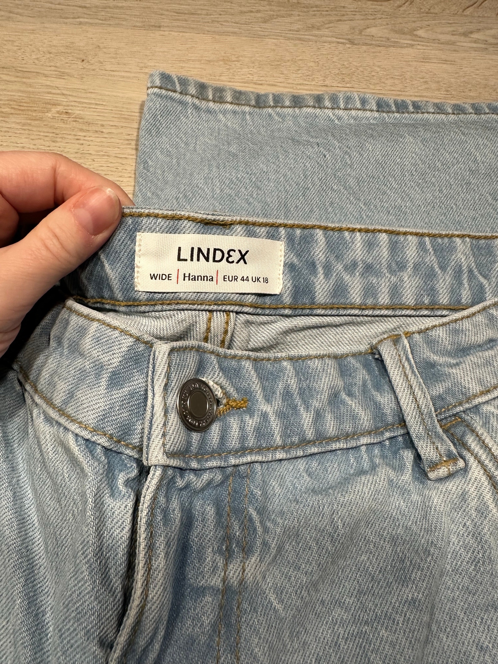 Hanna wide jeans fra Lindex str 44 FINN-torget