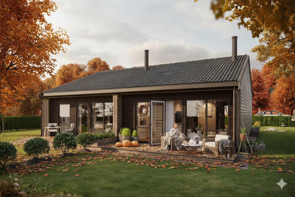 Illustrasjon av boligen