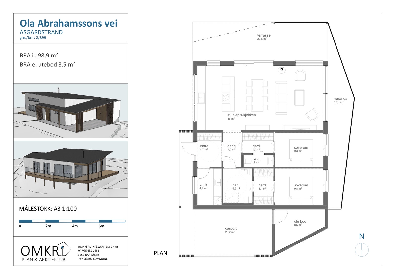 Fine løsninger og alt på ett plan