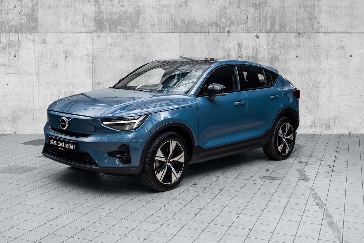 Volvo C40 , Panorama glasstak, Navi, Kamera, El.førersete, mm 2023, 44 000 km, kr 348 000,-