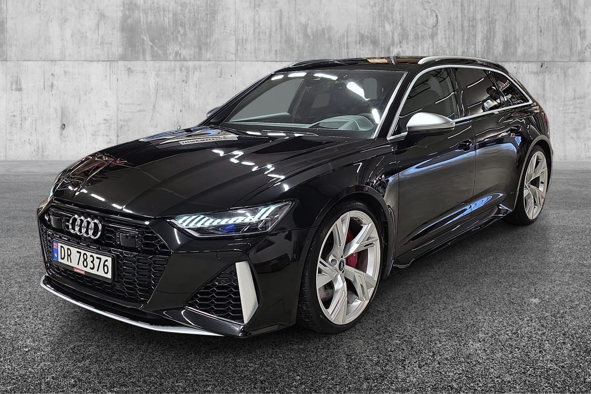 Audi RS6 Avant // V8 // 600HK // 800NM 2020, 92 170 km, kr 1 250 000,-