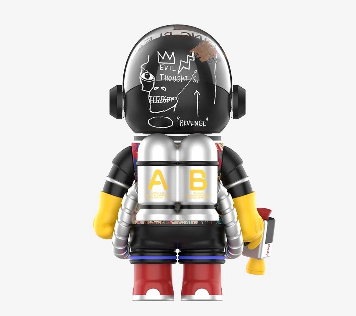 Space Molly 400% Jean-Michel Basquiat POP Mart | FINN-torget