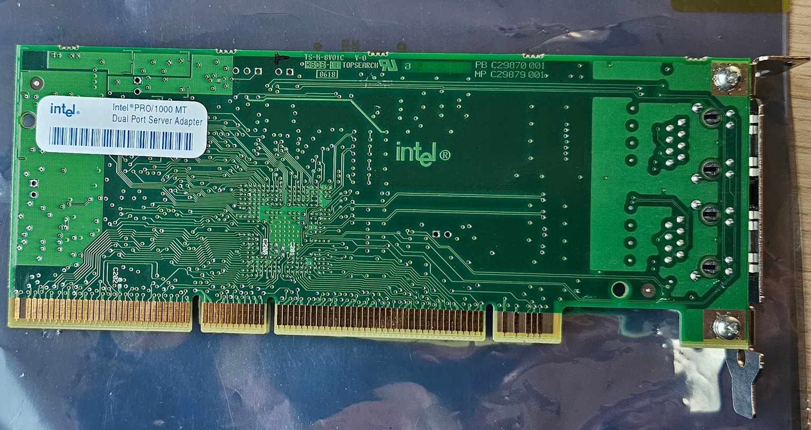 Intel Pro/1000 MT Dual Port Server Adapter nettverkskort PCI-X