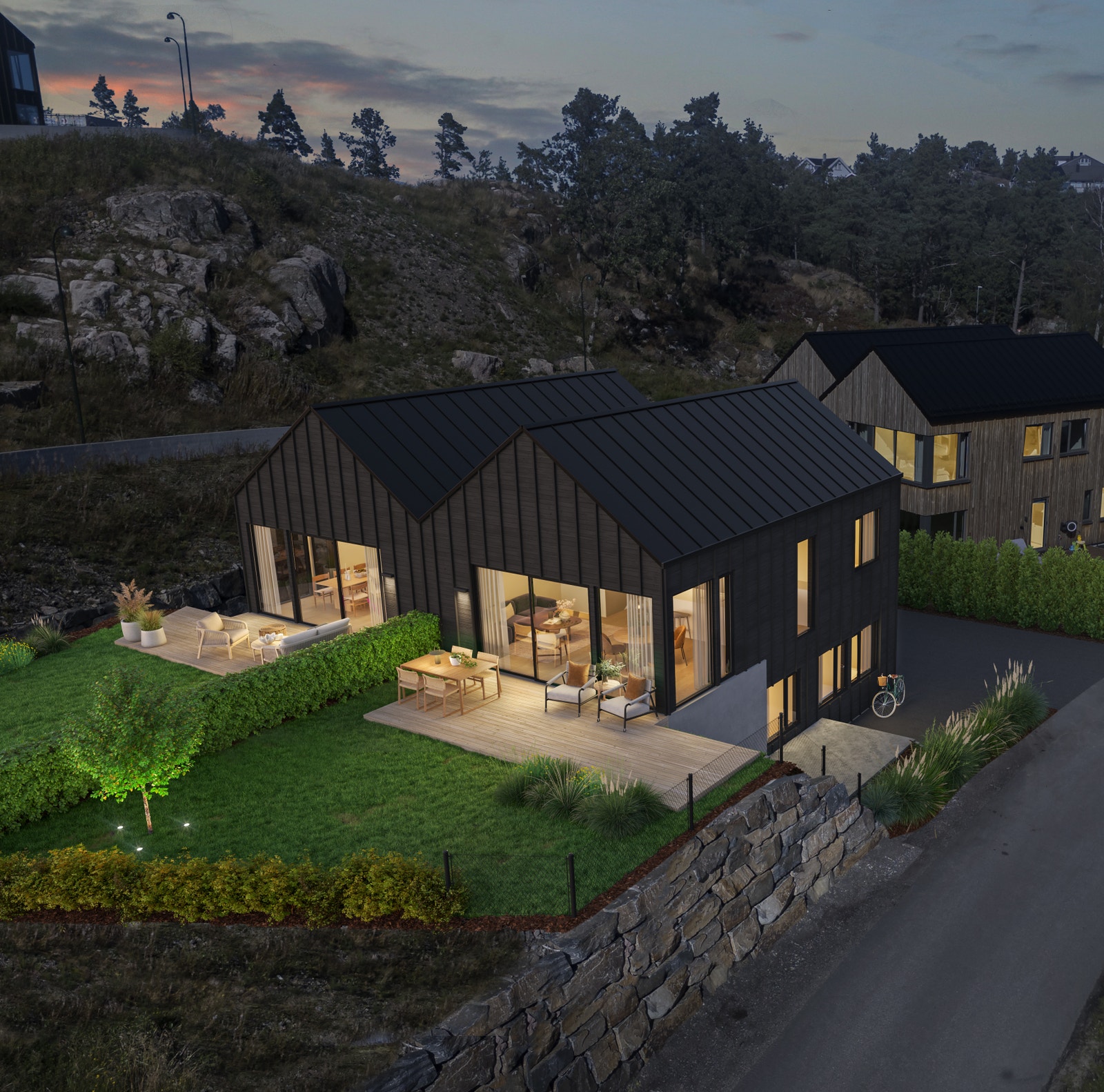 Image #0 Søgne/  Åros - KUN 1 IGJEN - Moderne og innholdsrik tomannsbolig med carport