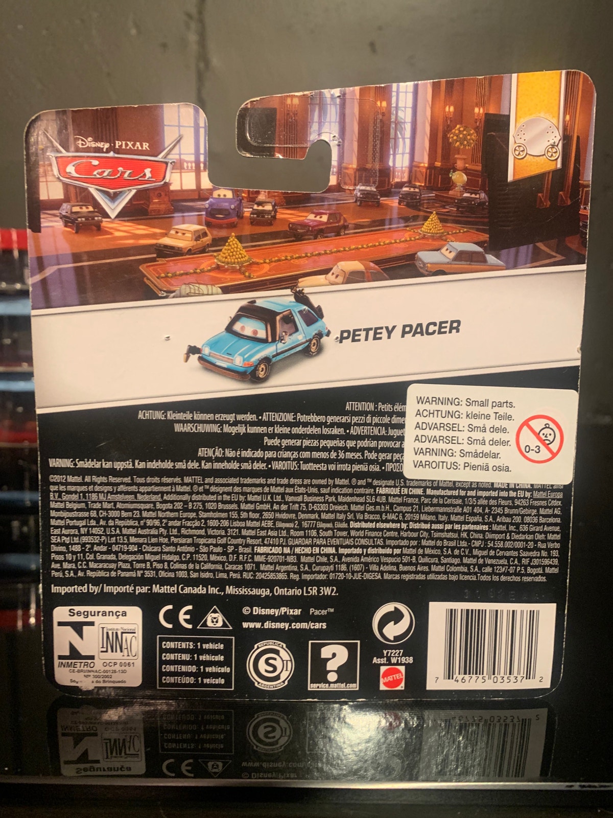 Disney Pixar Cars, Petey Pacer, Lemons, 2012 | FINN-torget