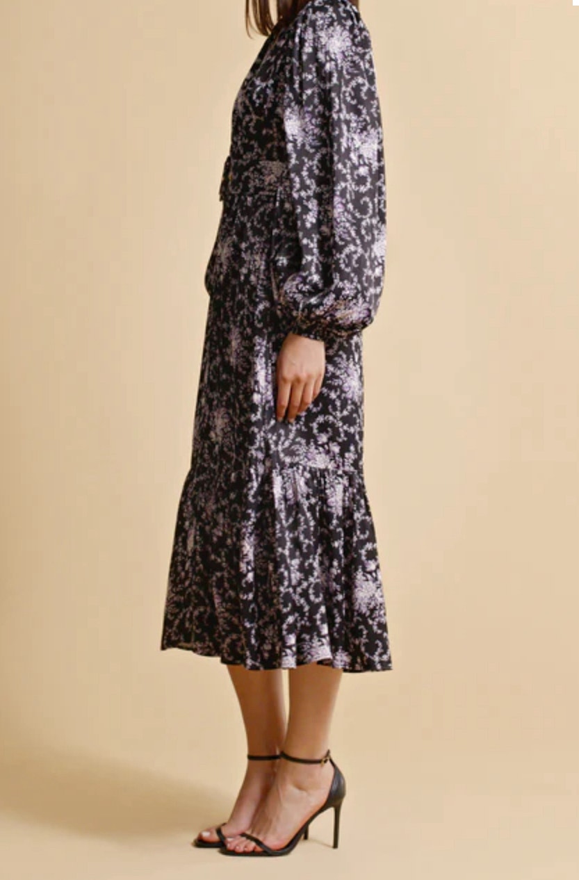 bytimo crepe satin midi dress Crpe Satin Midi Dress Antique  hvit trd