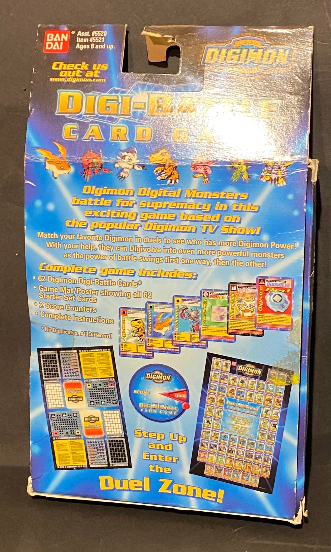digimon card menu Digimon - Booster Pack - Digi-Battle main image 1