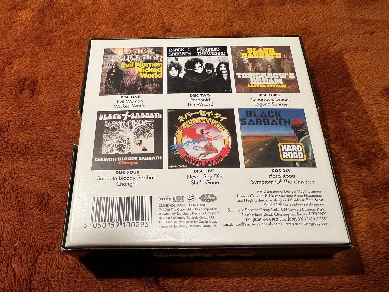 Black Sabbath Limited Edition 6 CD Singles Box Set Ozzy | FINN-torget