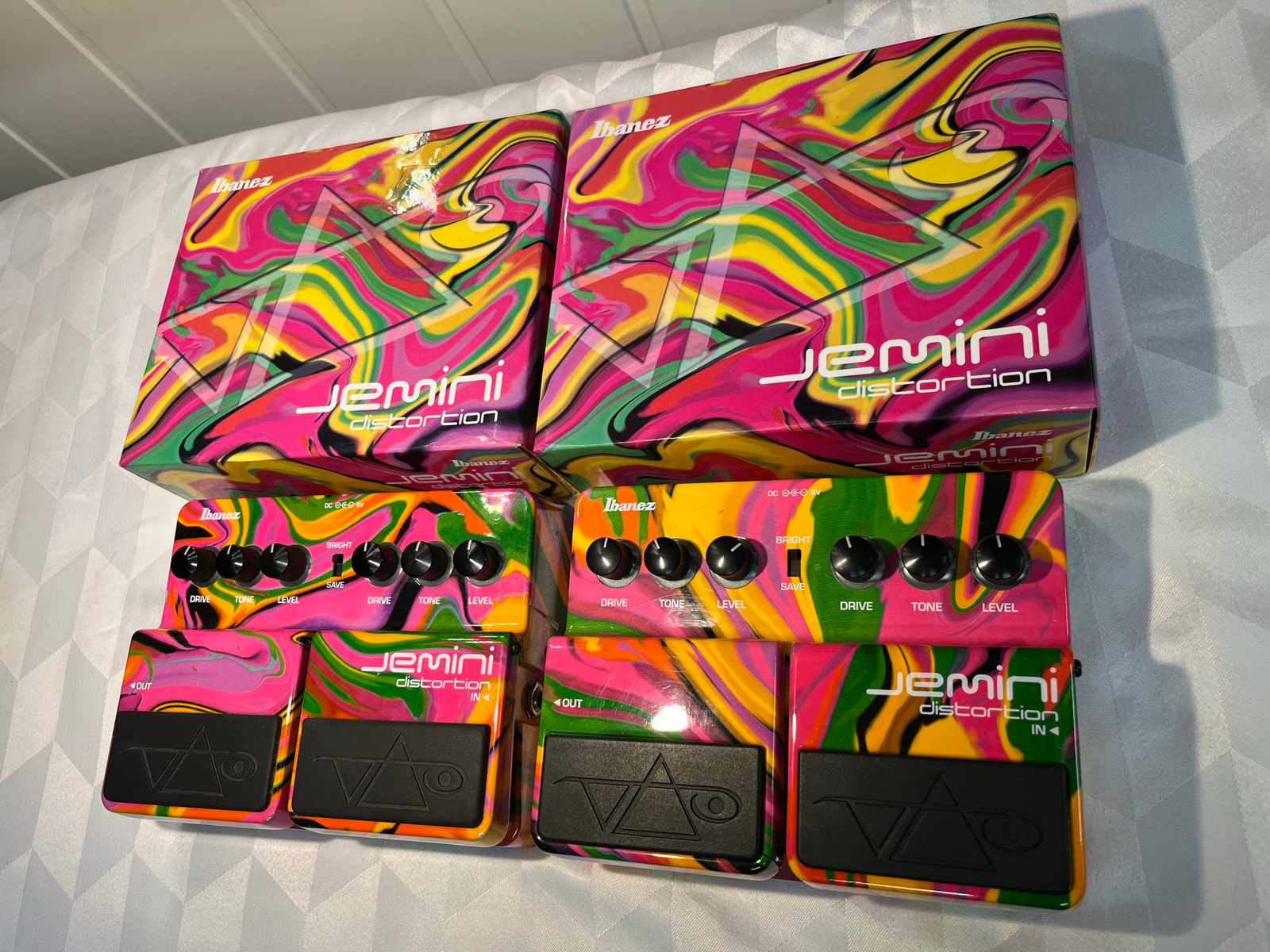 2 stk Ibanez Steve Vai Jemini Distortion Pedal | FINN-torget