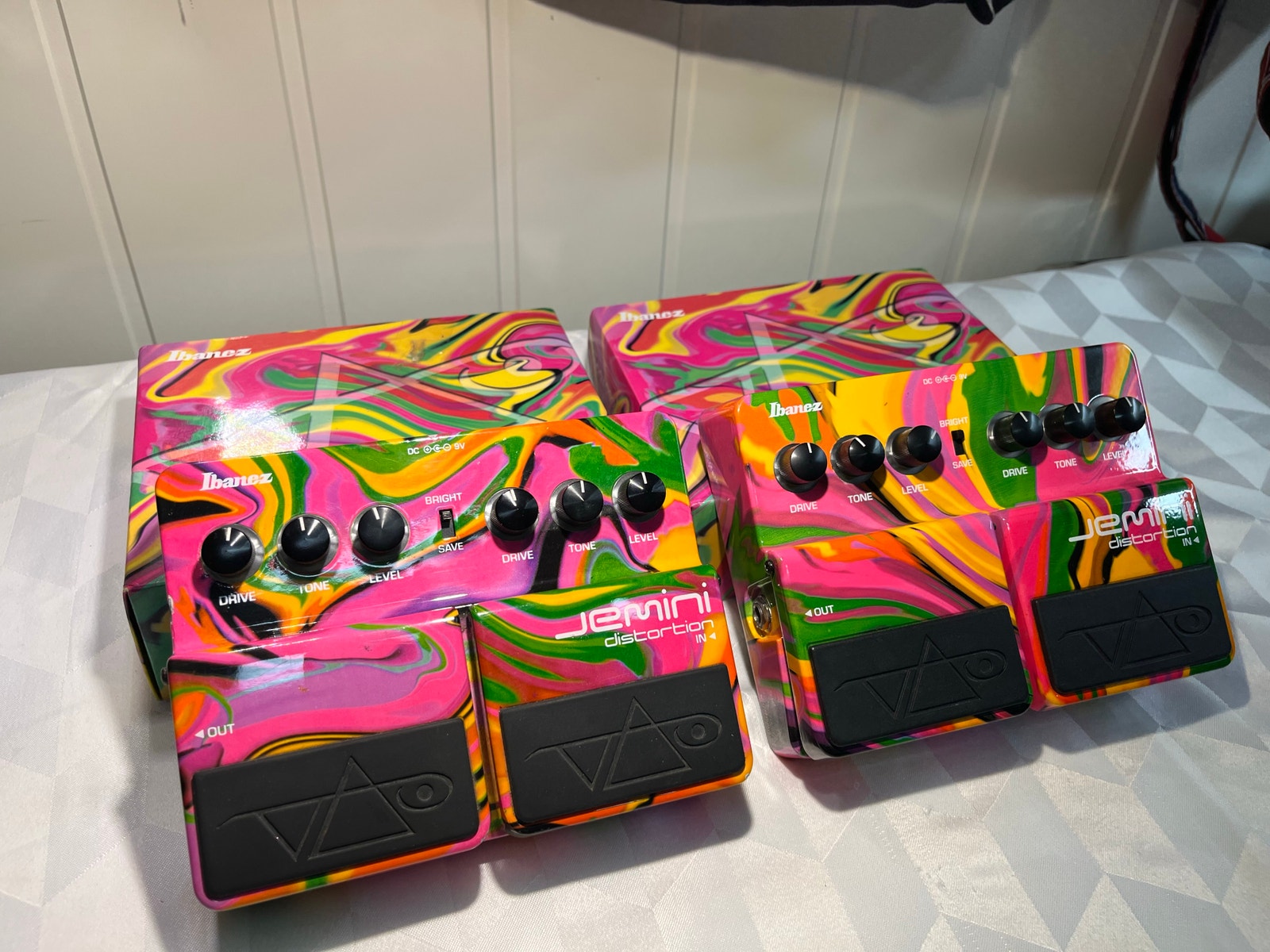 2 stk Ibanez Steve Vai Jemini Distortion Pedal | FINN-torget