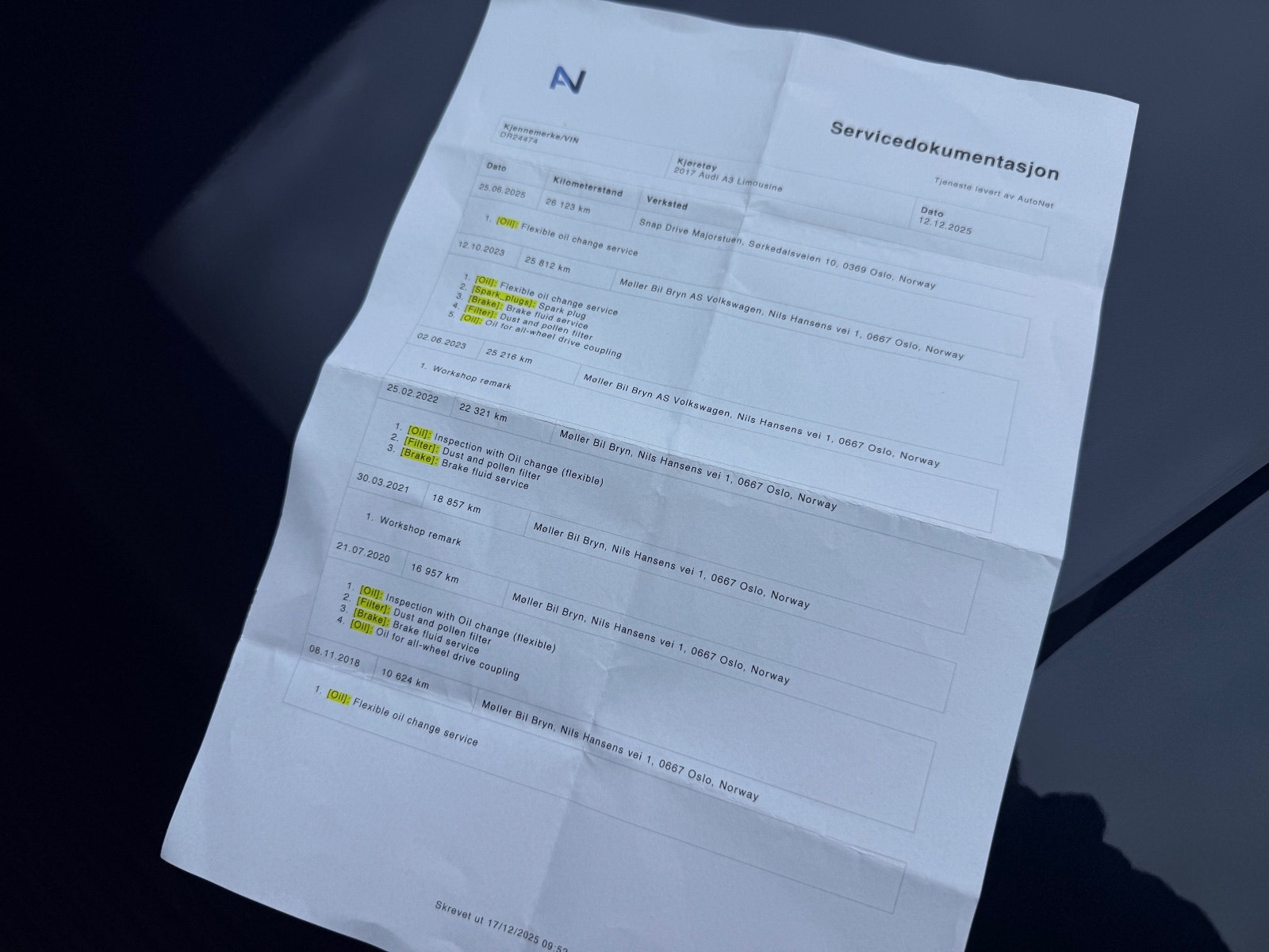 Hovedbilde av Audi A3