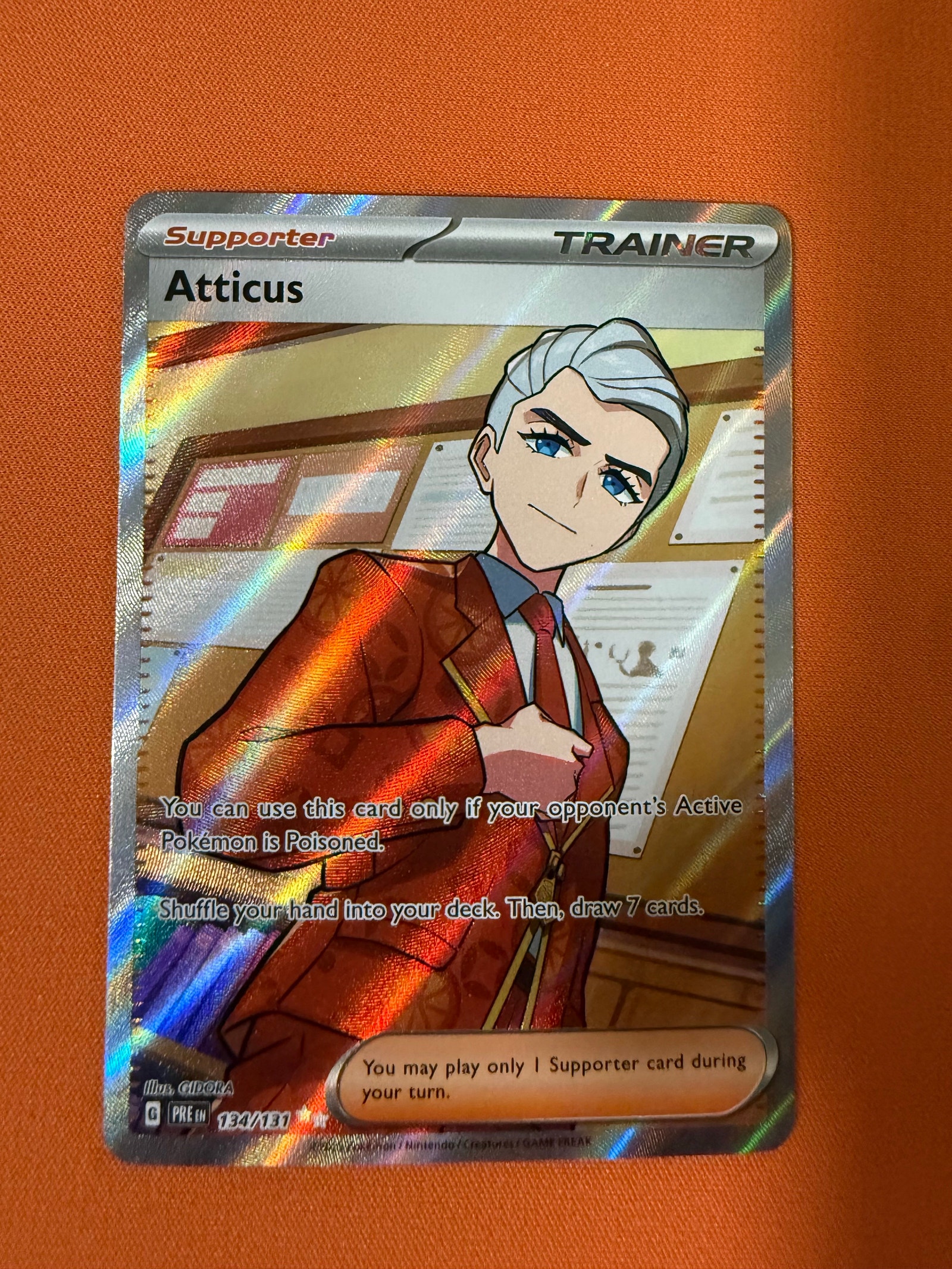 atticus pokemon card value 133/131 SV: Prismatic Evolutions Atticus Ultra Rare (133) 2025