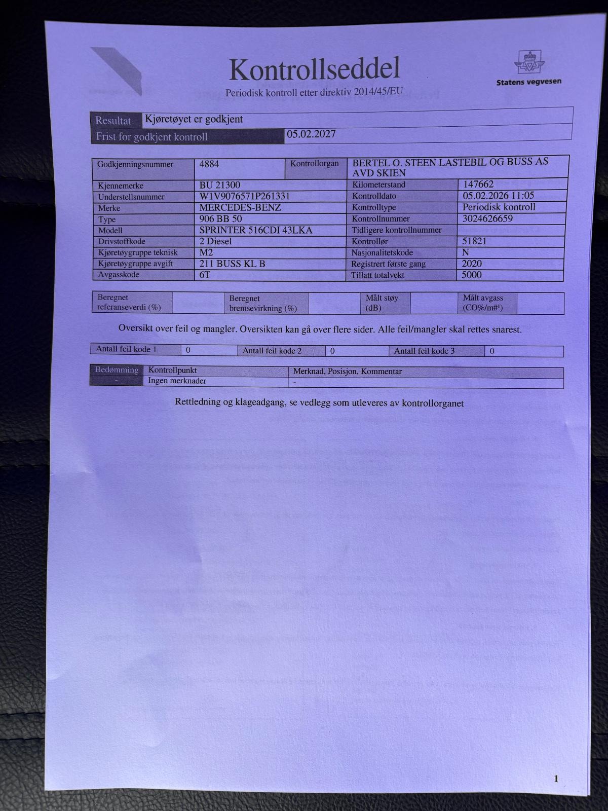 Hovedbilde av Mercedes-Benz Sprinter-Klasse