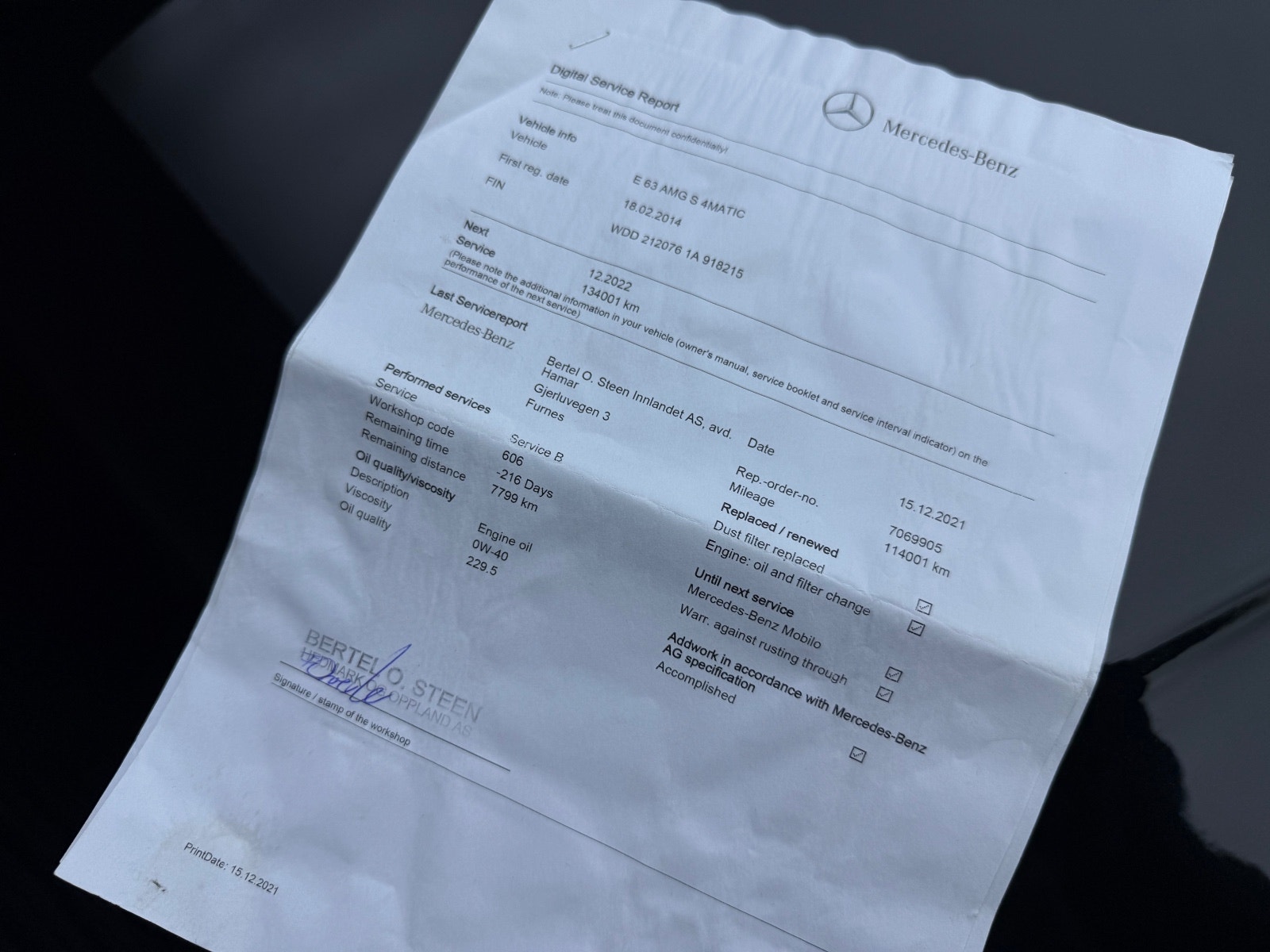 Hovedbilde av Mercedes-Benz E-Klasse