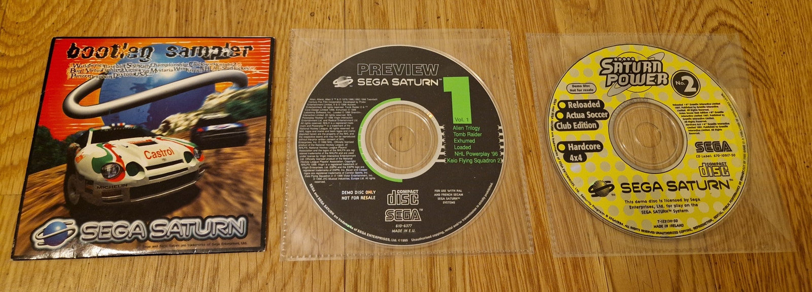 SEGA Saturn - SEGA Flash Vol. 1 - CD Démo - PAL - Bon état - Action & Aventure