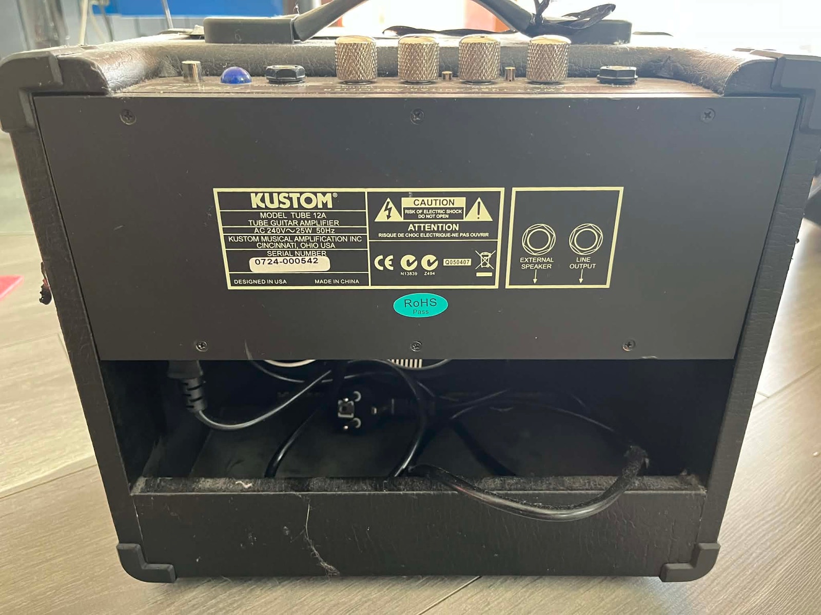 Kustom Tube 12A – 12W rørforsterker m/Celestion | FINN-torget