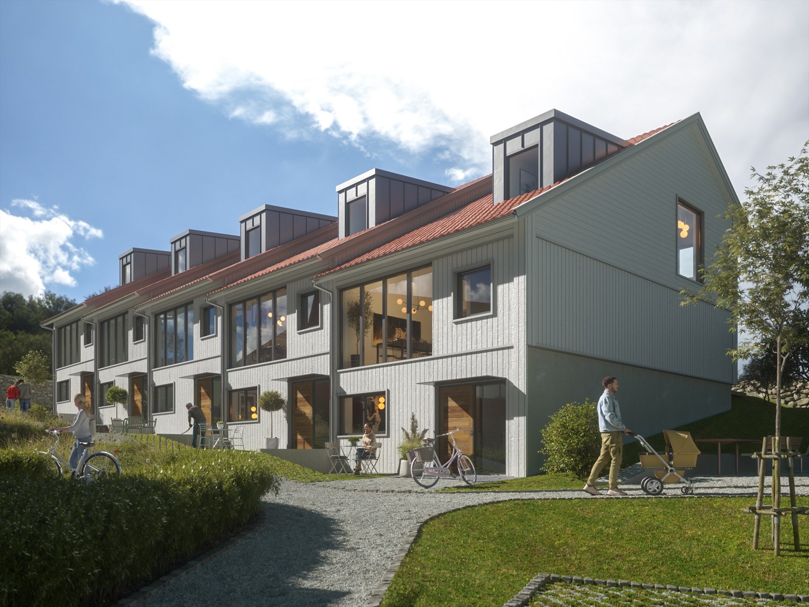 Base Bolig AS Gausel- Flotte rekkehus med 4 soverom-