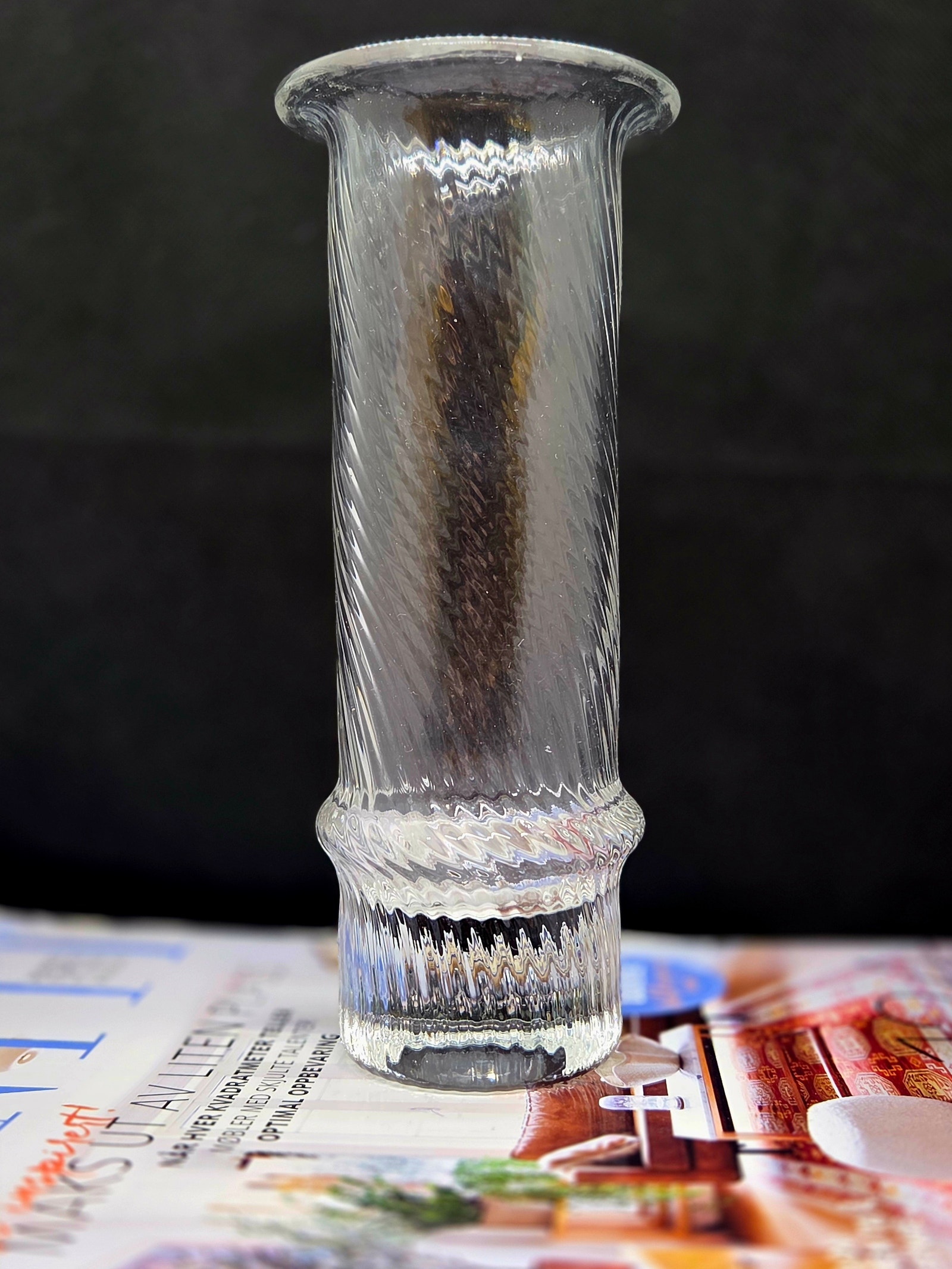 Vase i kunstglass av Jan Gabrhel for Chlum u Trebone, Tsjekkia