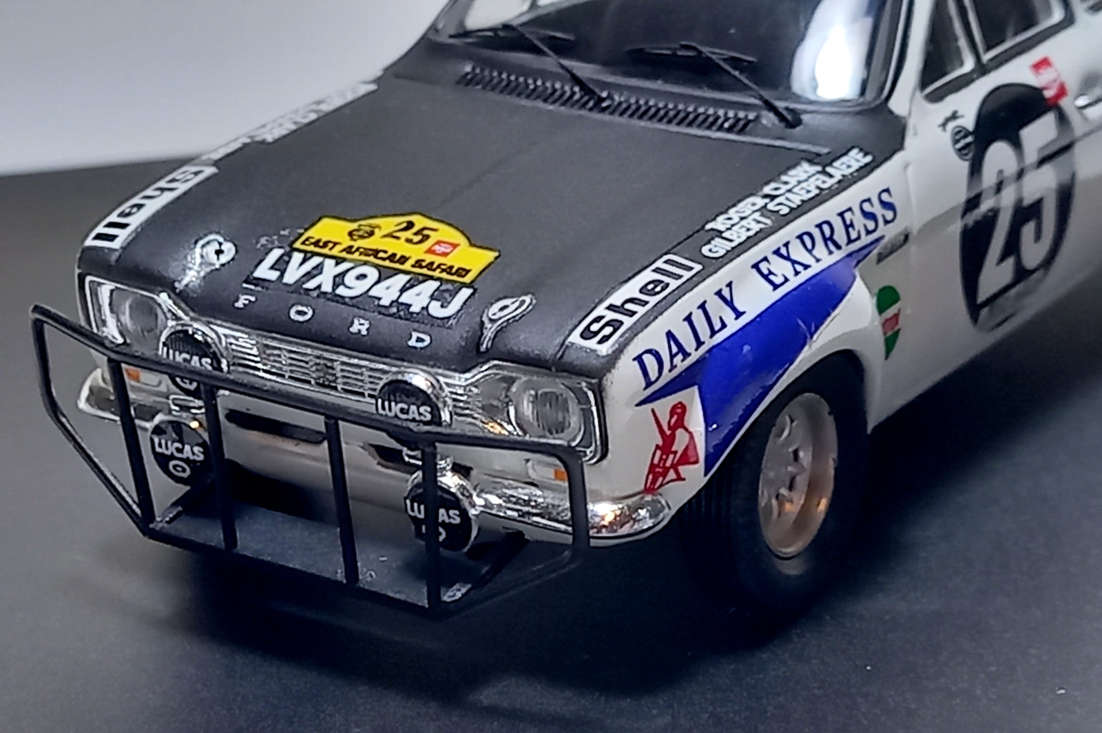 Trofeu Ford Escort Mk1 Safari 1971 N°3 Hillyar/Aird – Échelle 1/43, Prévente