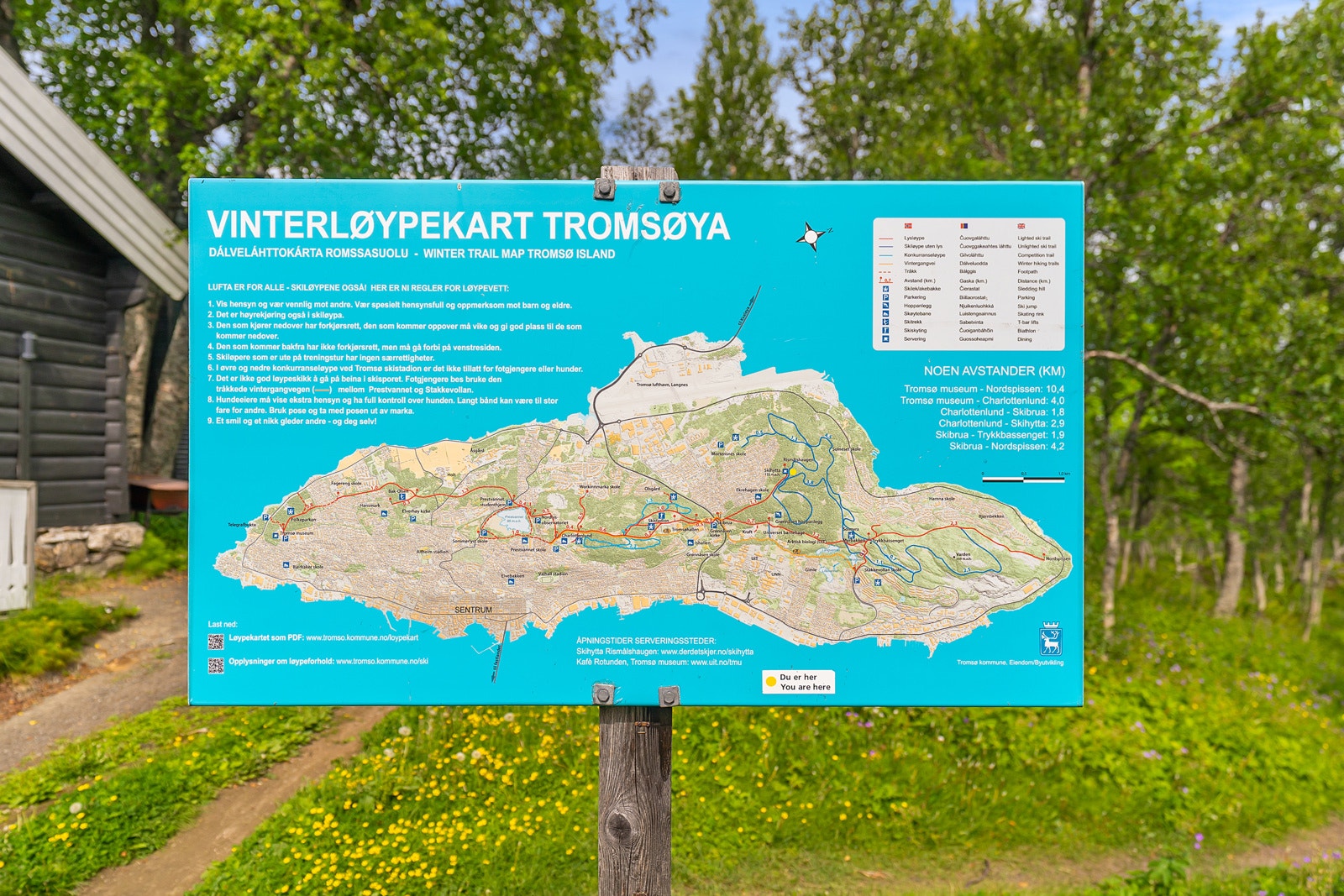 Med andre ord utmerkede muligheter for alle som er glade i aktiviteter utendørs.