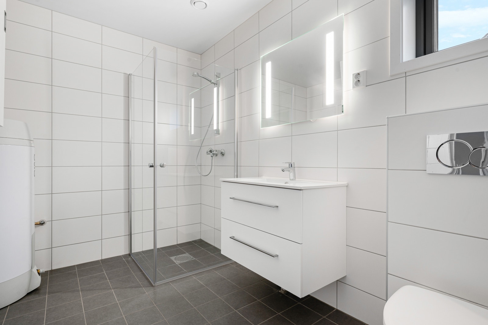 Bad som viser standard løsning