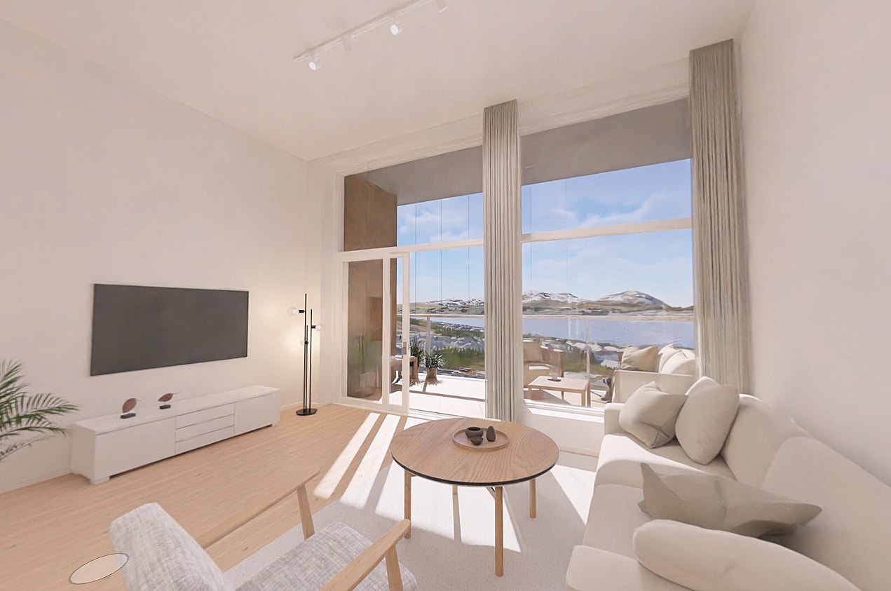 GARANTI Eiendomsmegling Tromsø Innflyttingsklar fra Juli 2026! - Romslig og familievennlig 5-roms over to plan med garasjeplass og spektakulær utsikt!