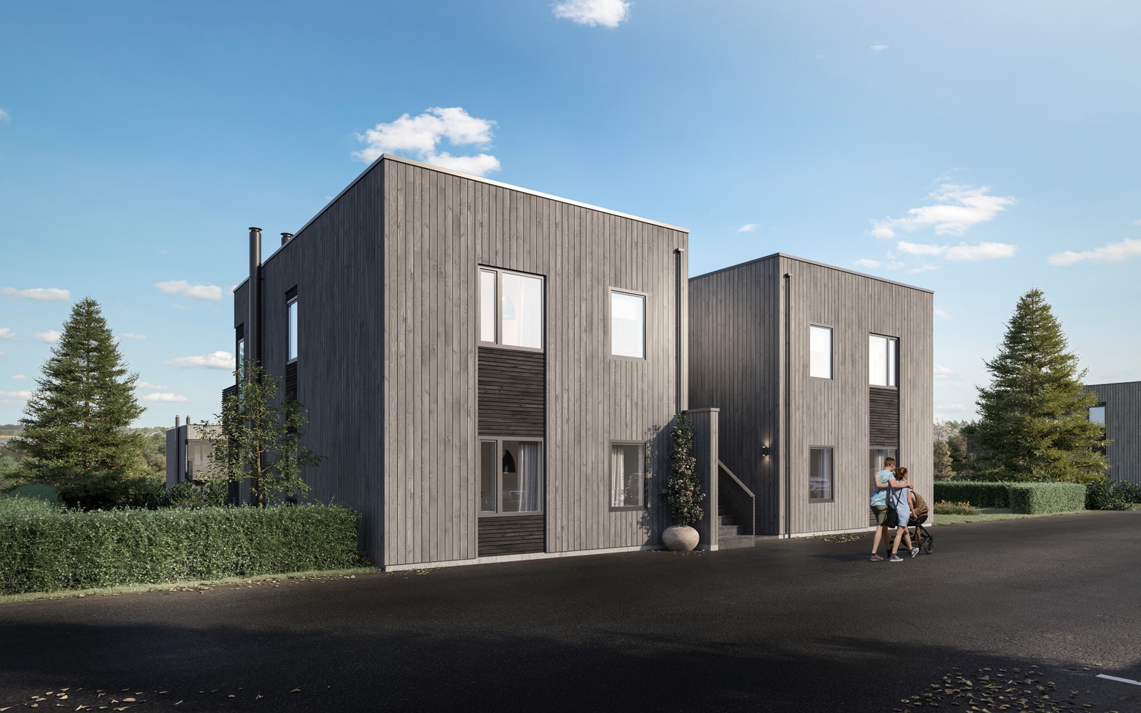 Illustrasjon av fasade