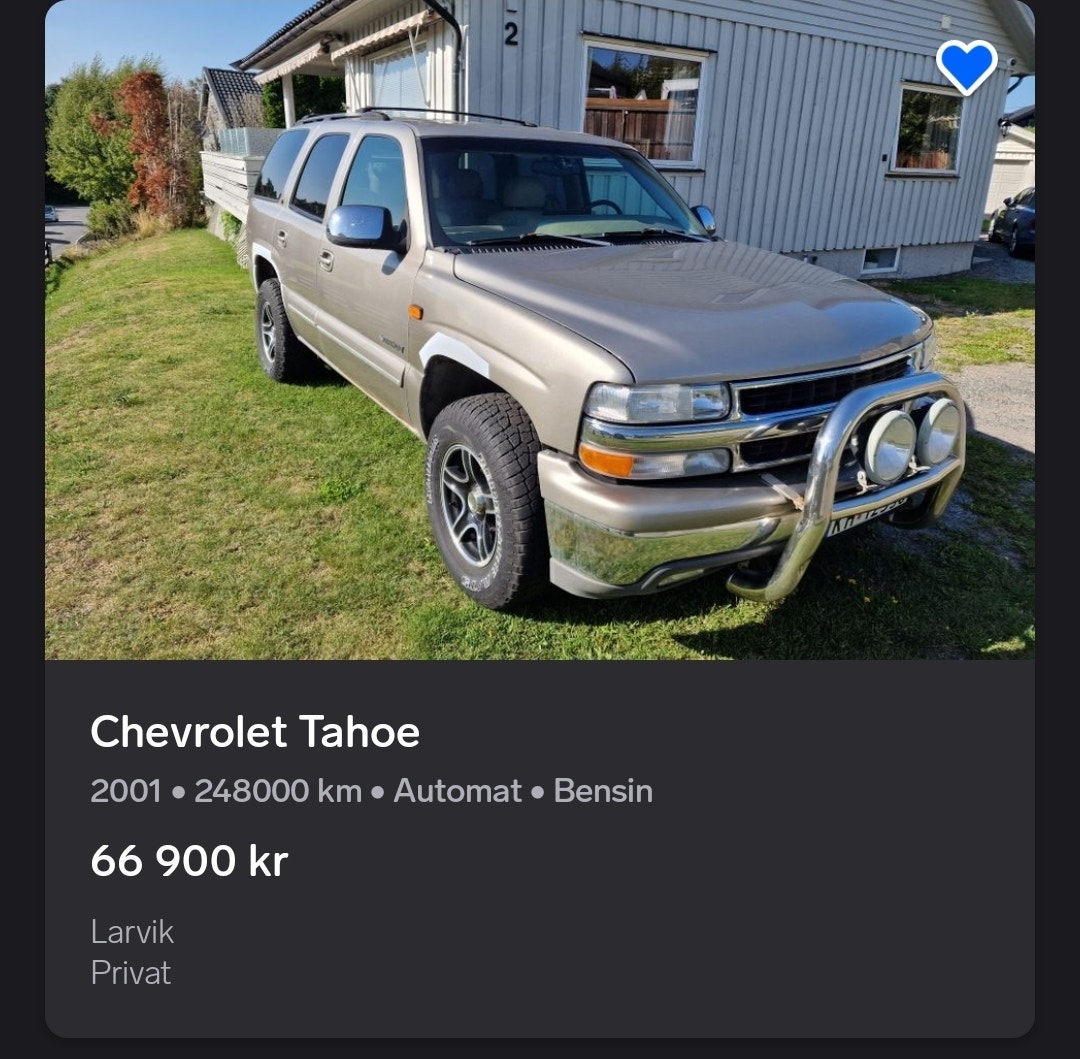 Brukt Chevrolet Tahoe 5.3