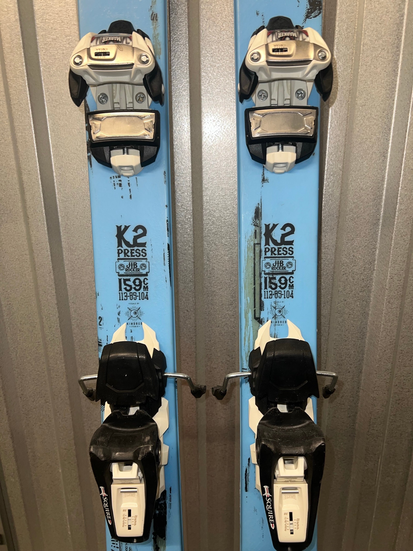 K2 Press Twintip ski m/Marker Squire bindinger | FINN-torget