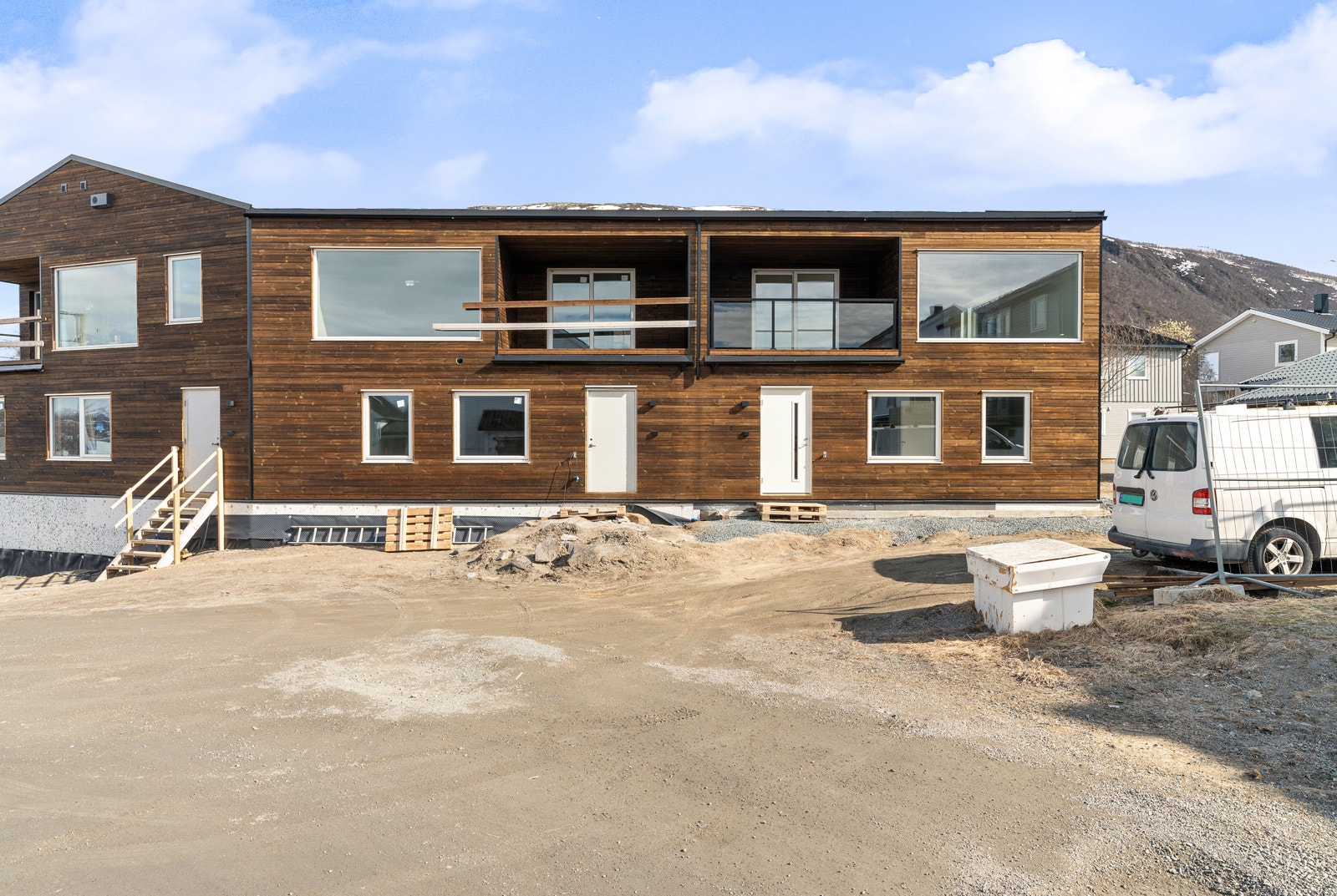 Gode solforhold i barnevennlig gate.