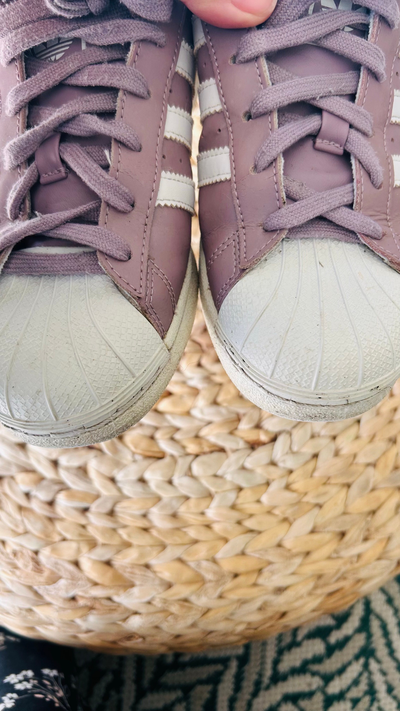 Adidas Superstar sneakers str 38 lilla | FINN-torget