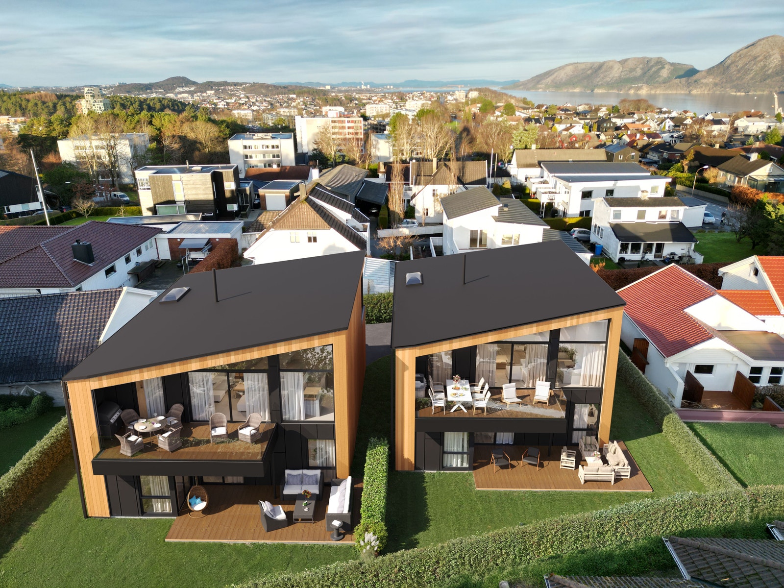Aktiv Jæren Eksklusiv arkitekttegnet enebolig under oppføring -