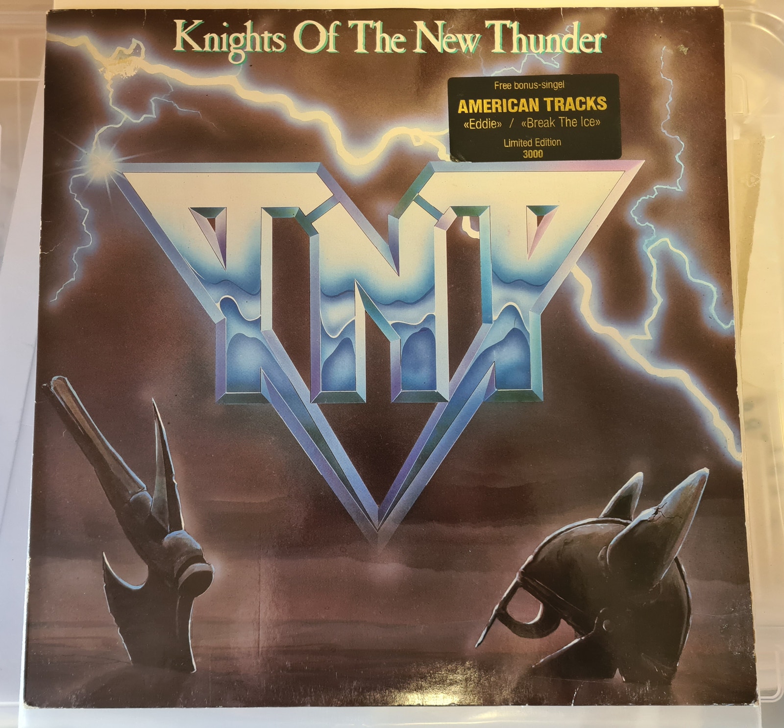 TNT – Knights Of The New Thunder LP + American Tracks 7