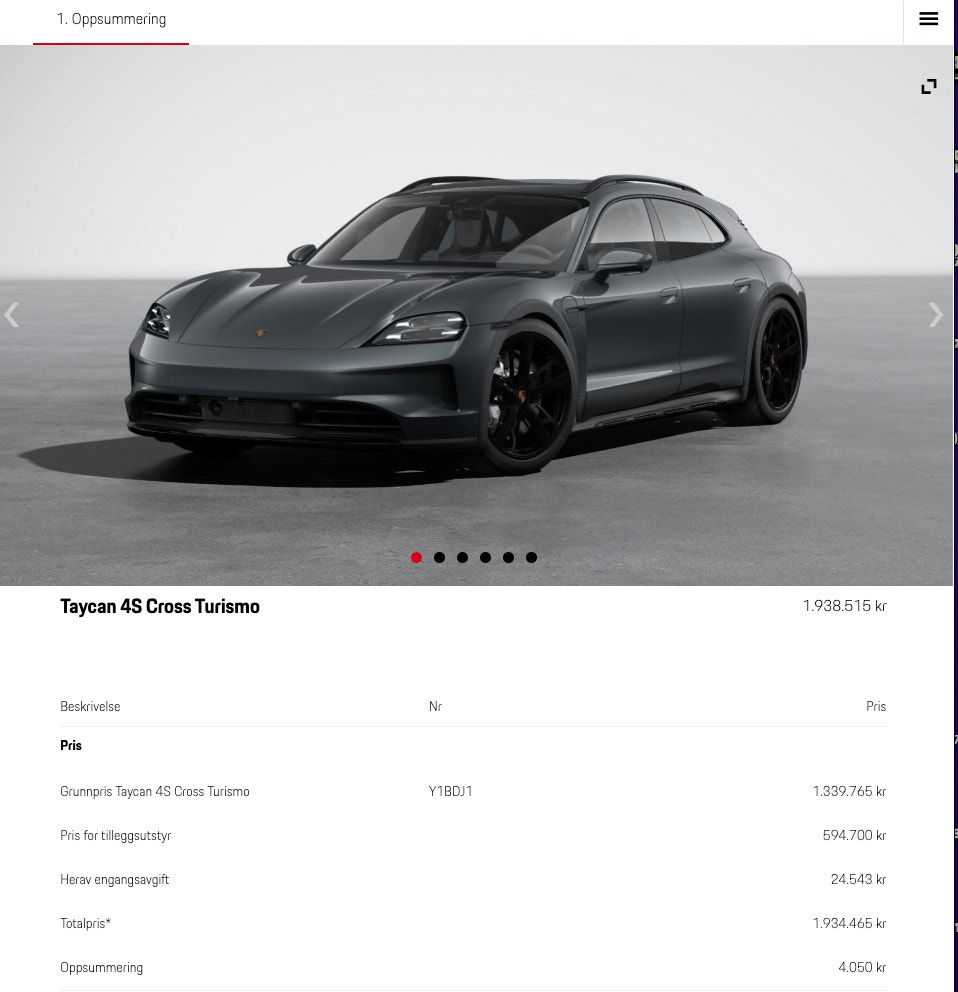 Hovedbilde av Porsche Taycan Cross Turismo