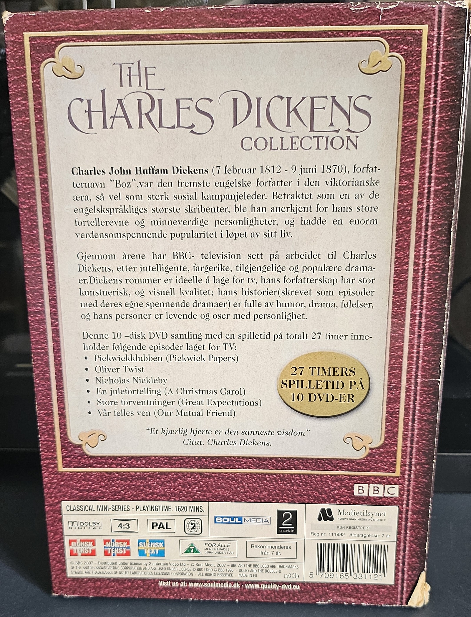 The Charles Dickens Collection, DVD | FINN-torget