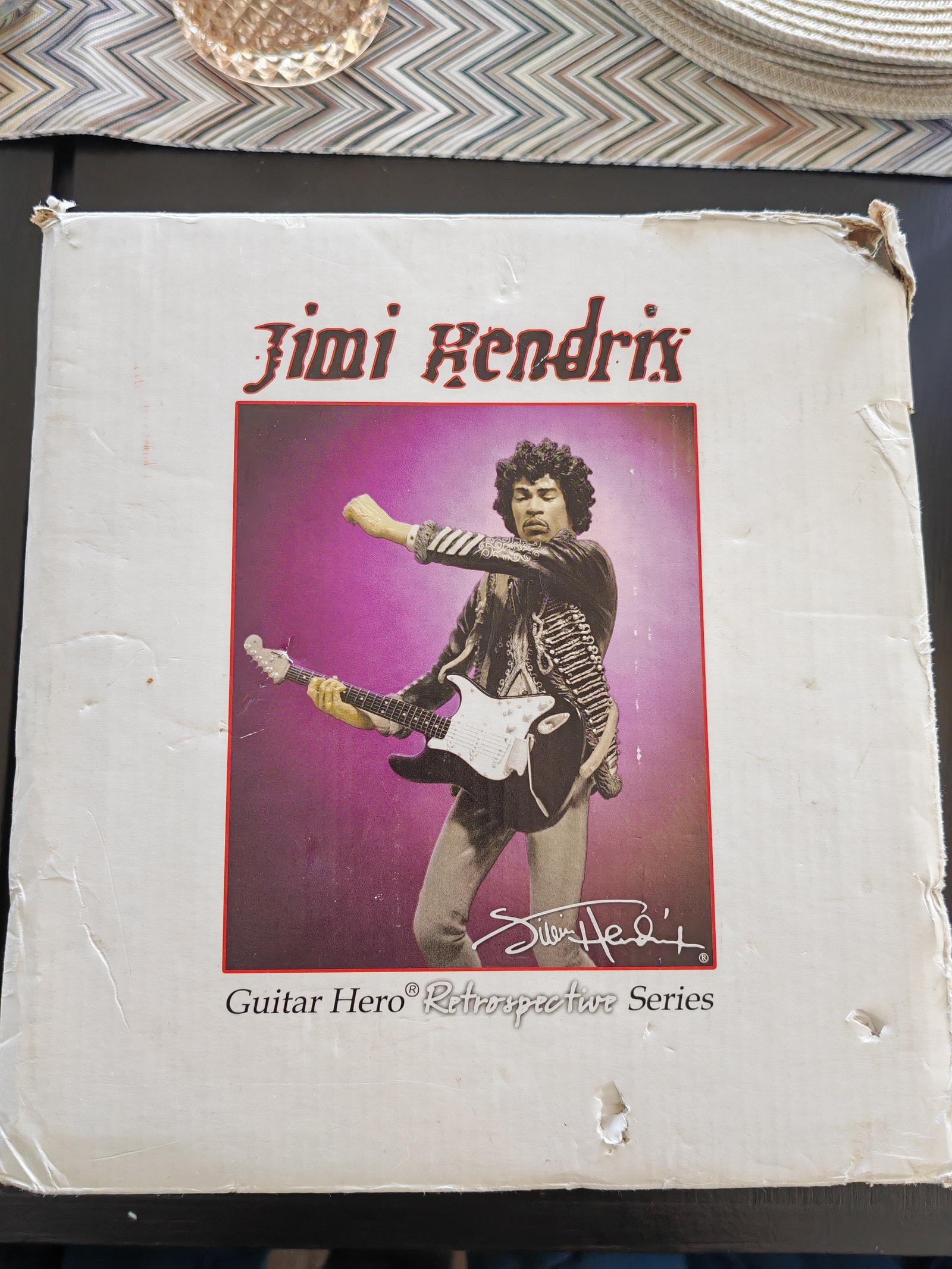 Sjelden Jimi Hendrix KnuckleBonz-statue (Limited Edition 2979/3000