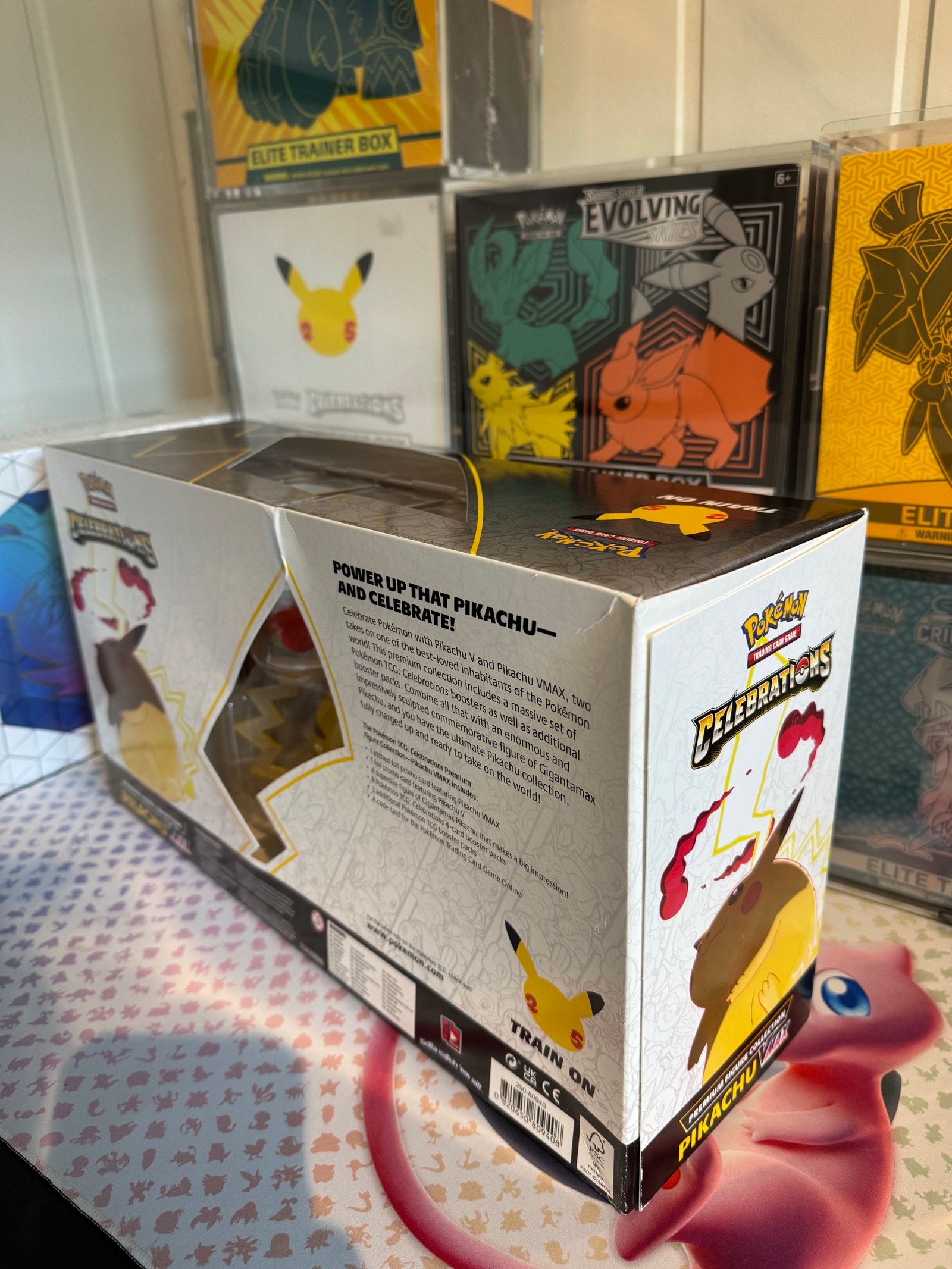 pokemon trading card game celebrations premium figure collection pikachu vmax Pokémon TCG: Celebrations Premium Figure Collection – Pikachu VMAX –  Eclipse Cards