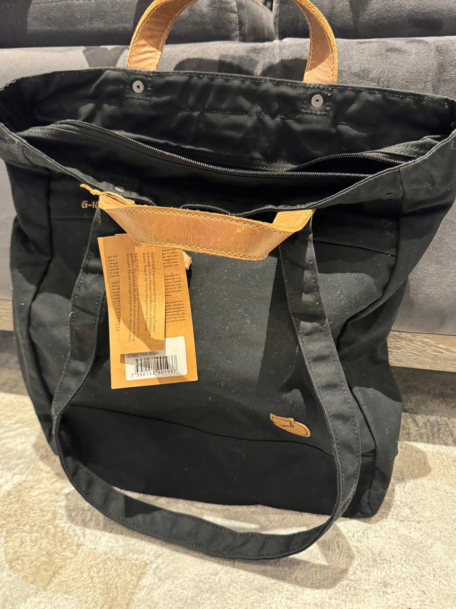 Fjällräven Totepack No.1 Black | FINN-torget