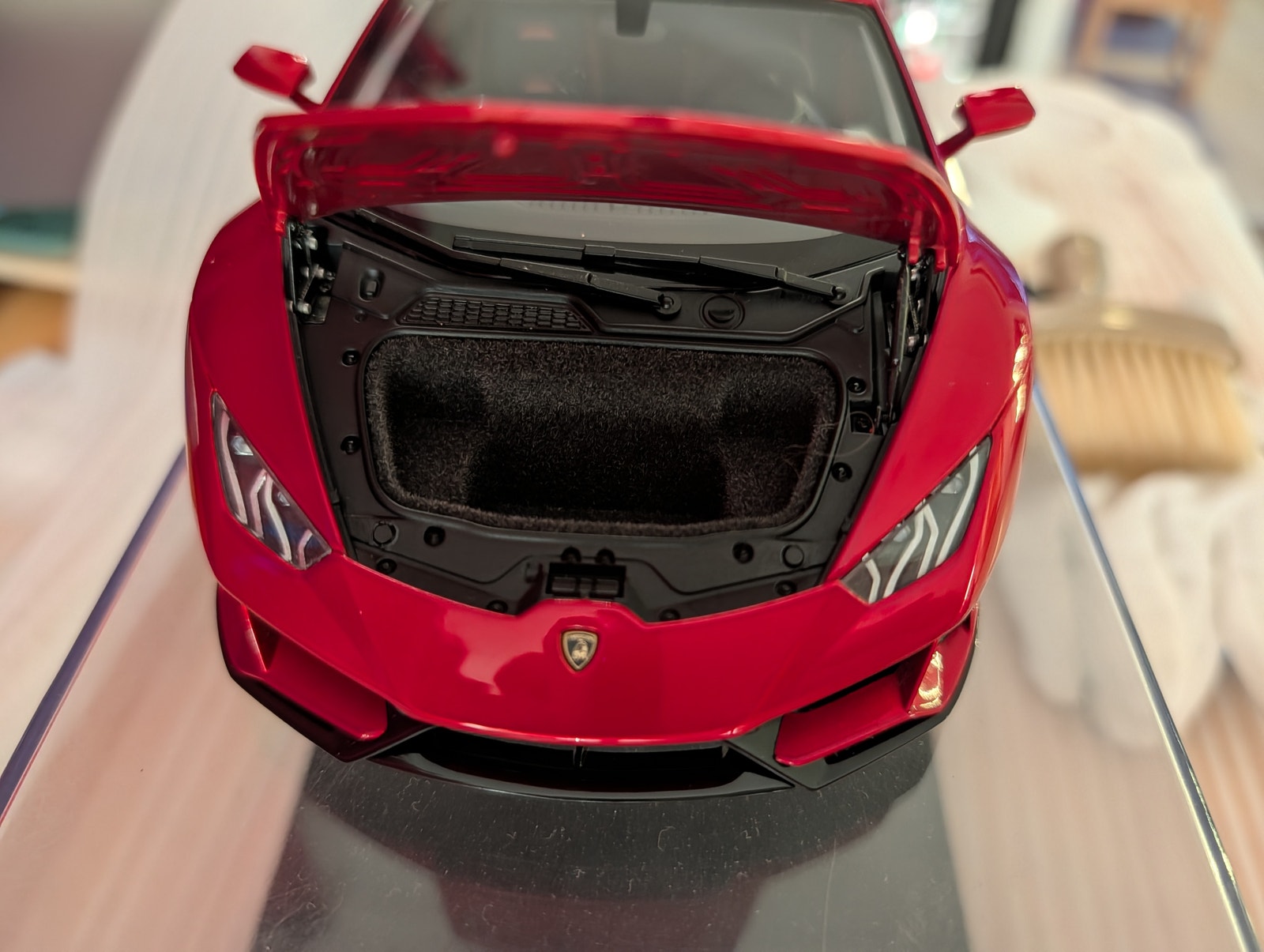 Lamborghini Huracán EVO AutoArt Rosso Bia ( 1:18 ) Modellbil