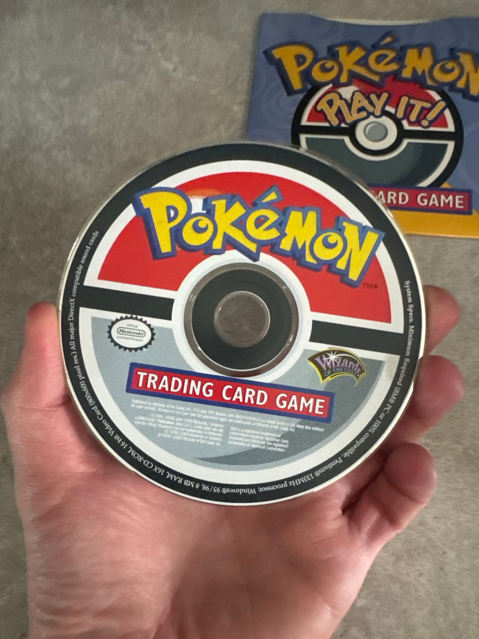 Pokémon Play It! CD-ROM (1999) – Retro Pokémon samlerobjekt | FINN