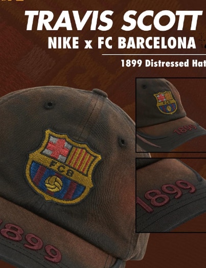 Travis Scott x FC Barcelona Caps Hat | FINN-torget