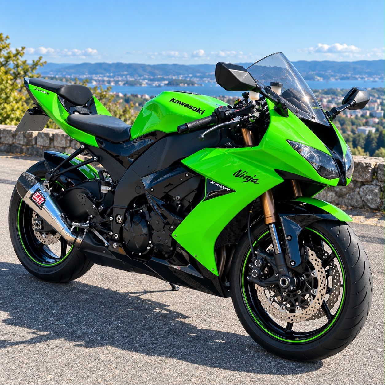 Bernhard Willhelm 2010 S/S レギンス　アーカイブ　緑 Til salgs: Kawasaki Ninja ZX-10R - 2008 | FINN.no