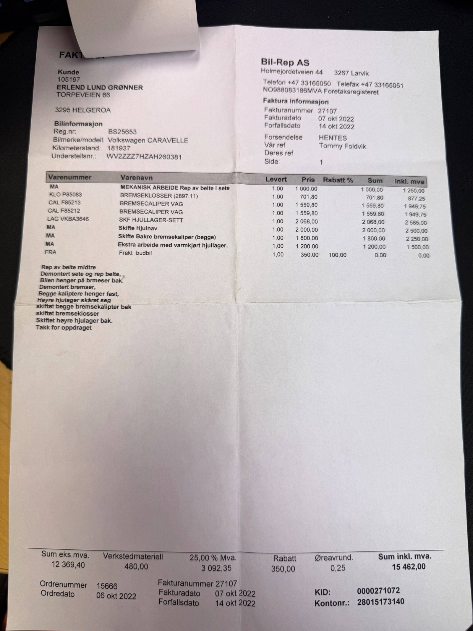 Hovedbilde av Volkswagen Caravelle