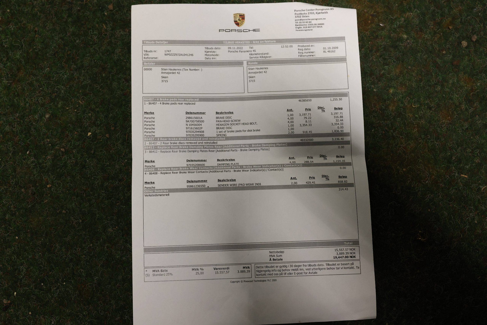 Hovedbilde av Porsche Panamera
